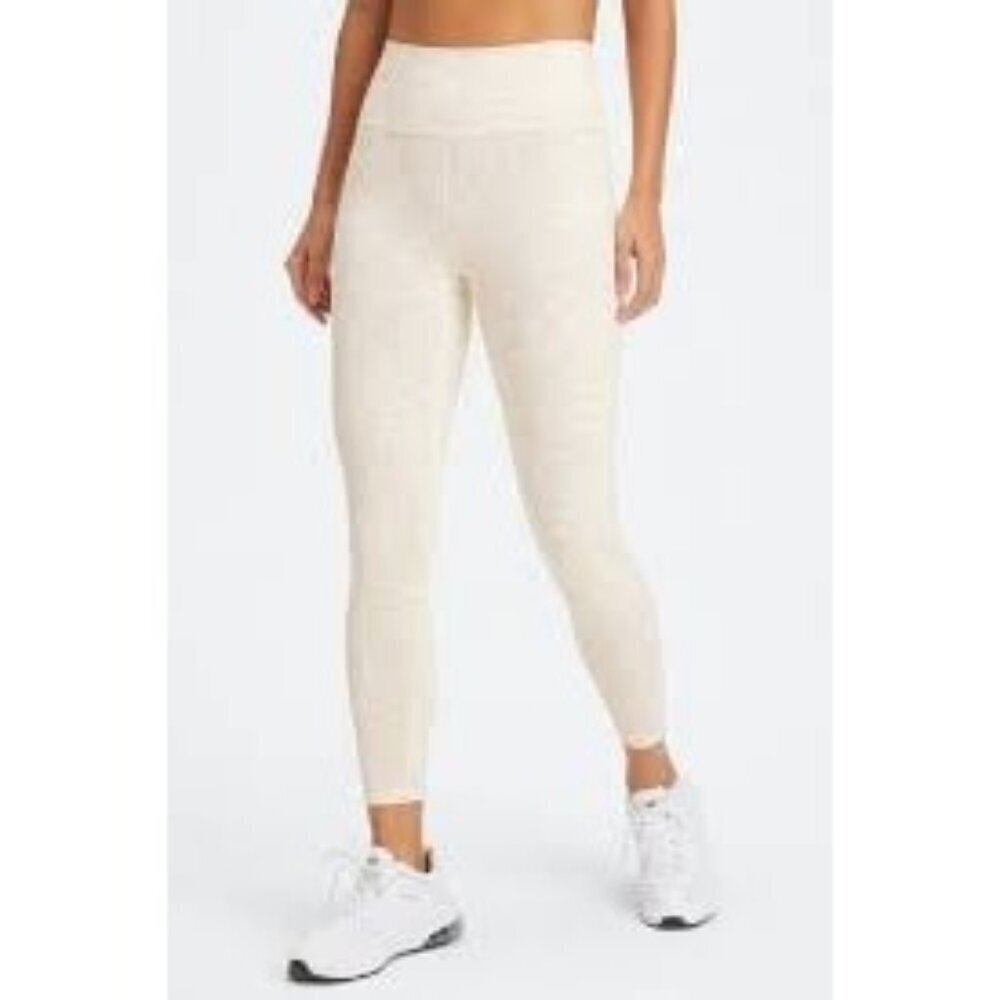 NWT Fabletics Define High Waisted 7/8 Legging Soft White Mini Nueue Camo XXL